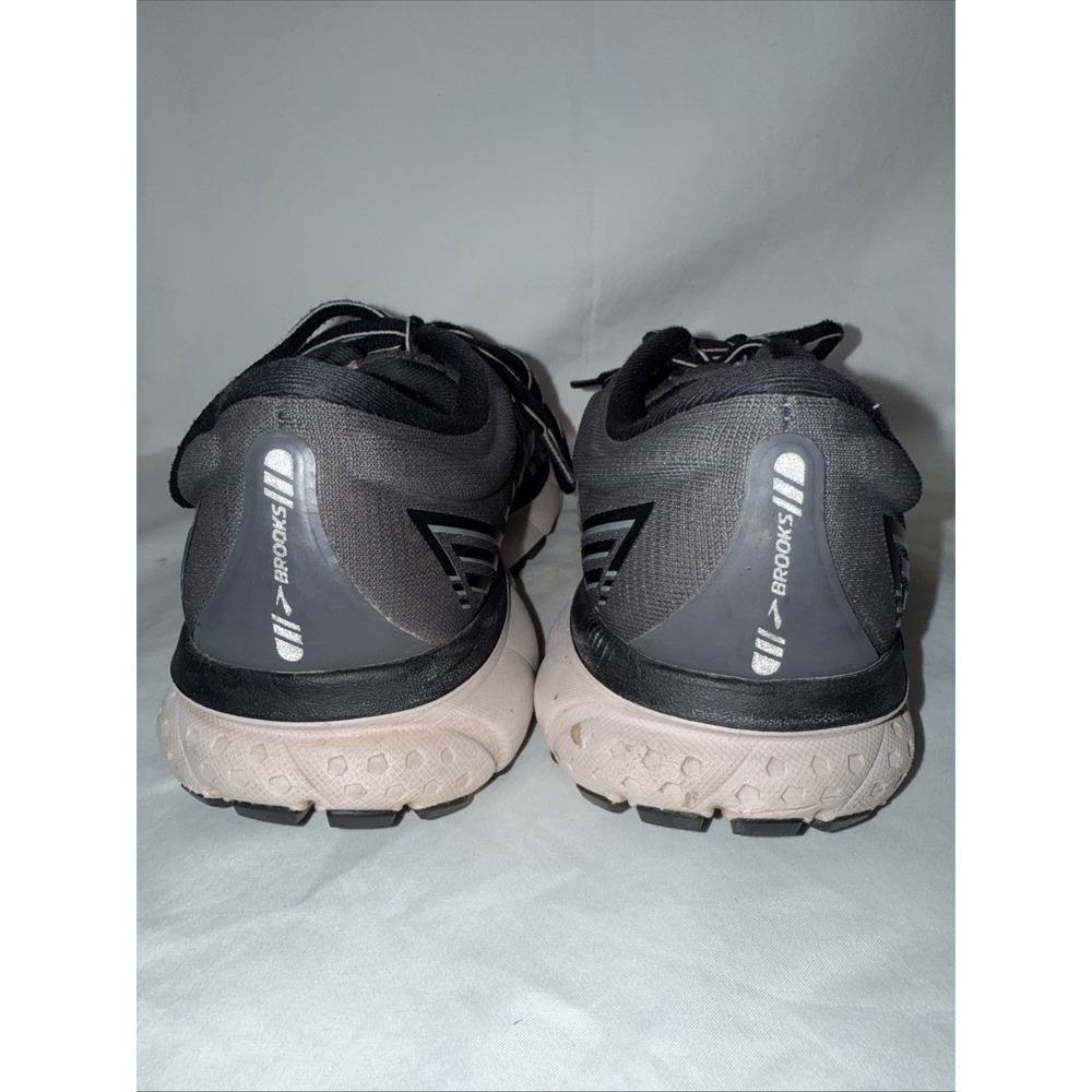 Brooks Ghost 13 Running Shoes Gray/Pink/Black Athletic Sneakers Womens Size 8 B - Picture 4 of 7